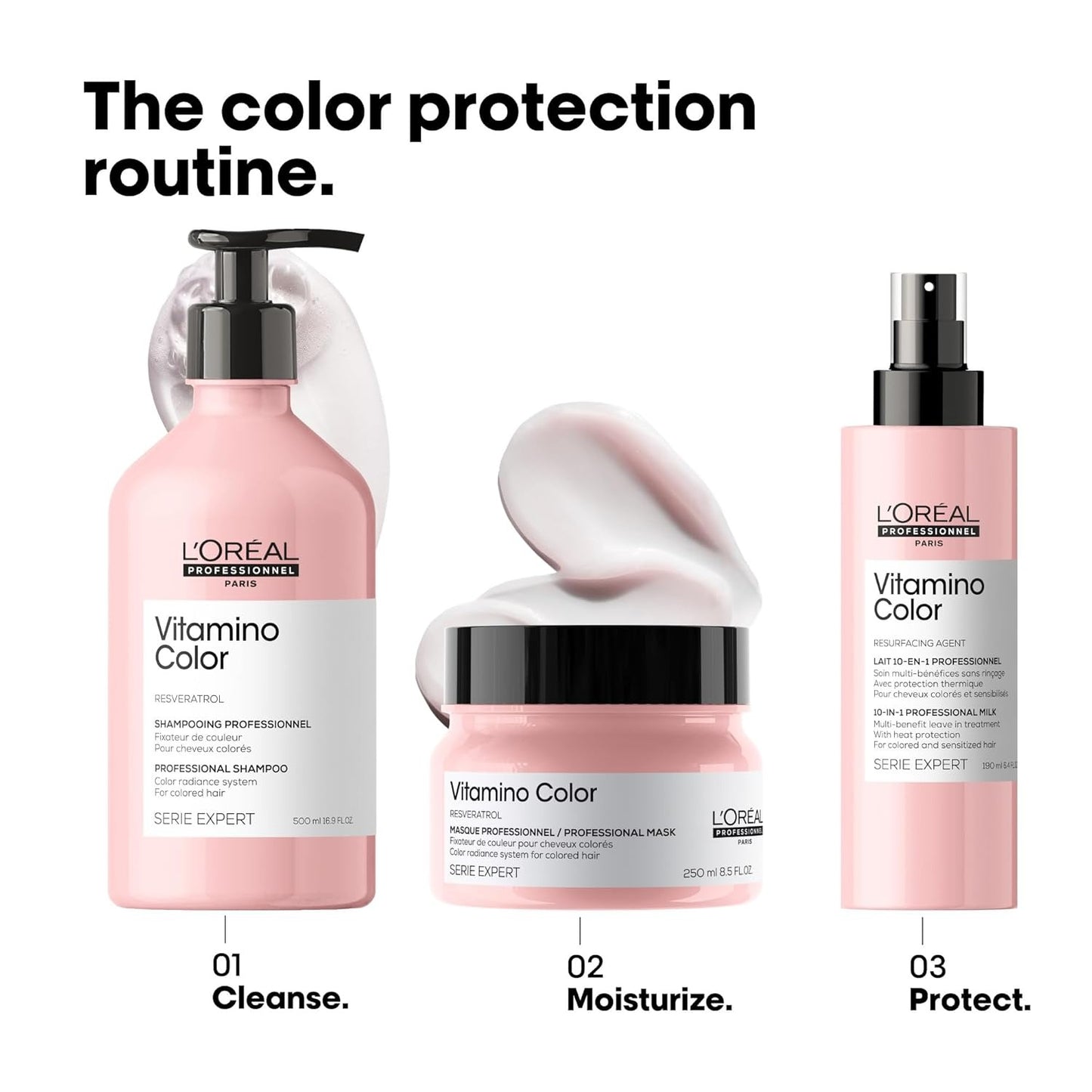 L’Oréal Professionnel Vitamino Color 10-in-1 Multi-Benefit Spray – Leave-In Protection for Color-Treated Hair (190ml) | L’Oréal Professionnel | ProHair.ca