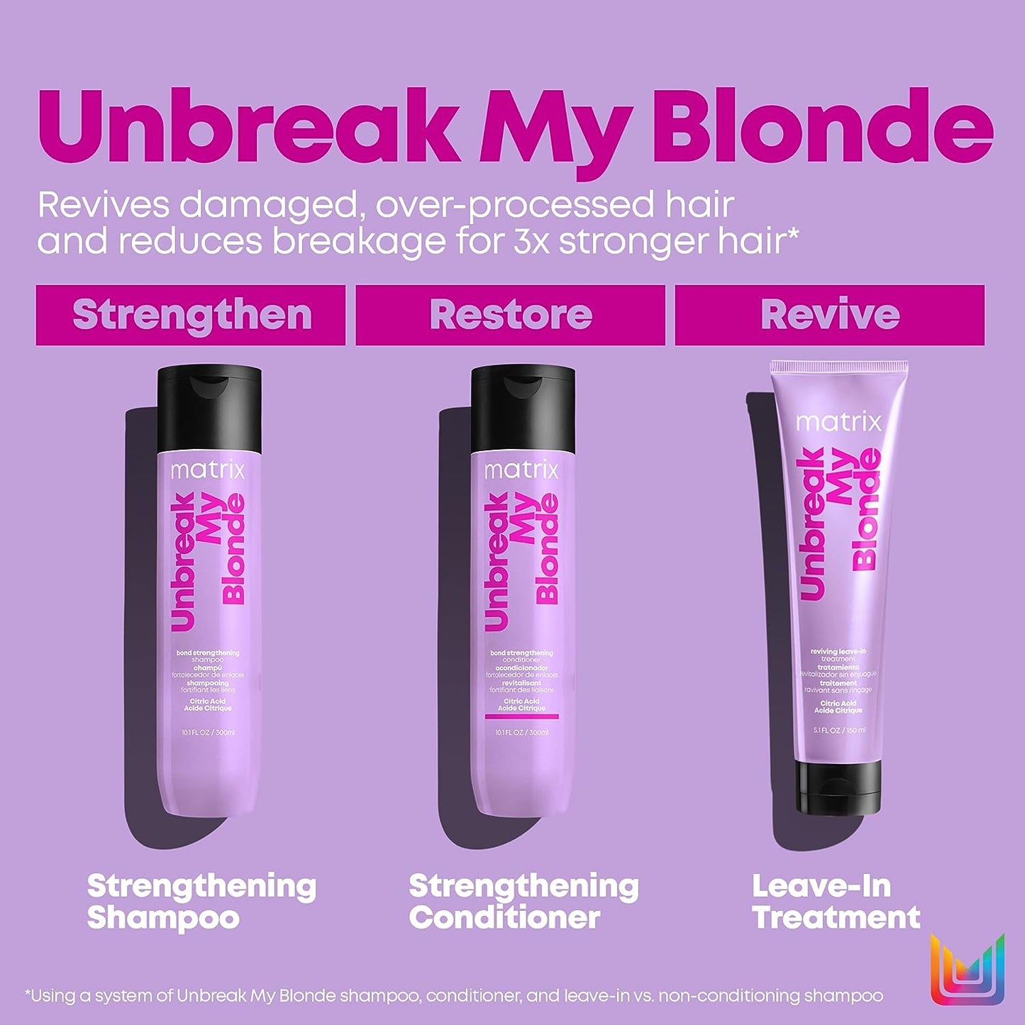 Matrix - Total Results - Acondicionador Unbreak My Blonde |33.8 oz|