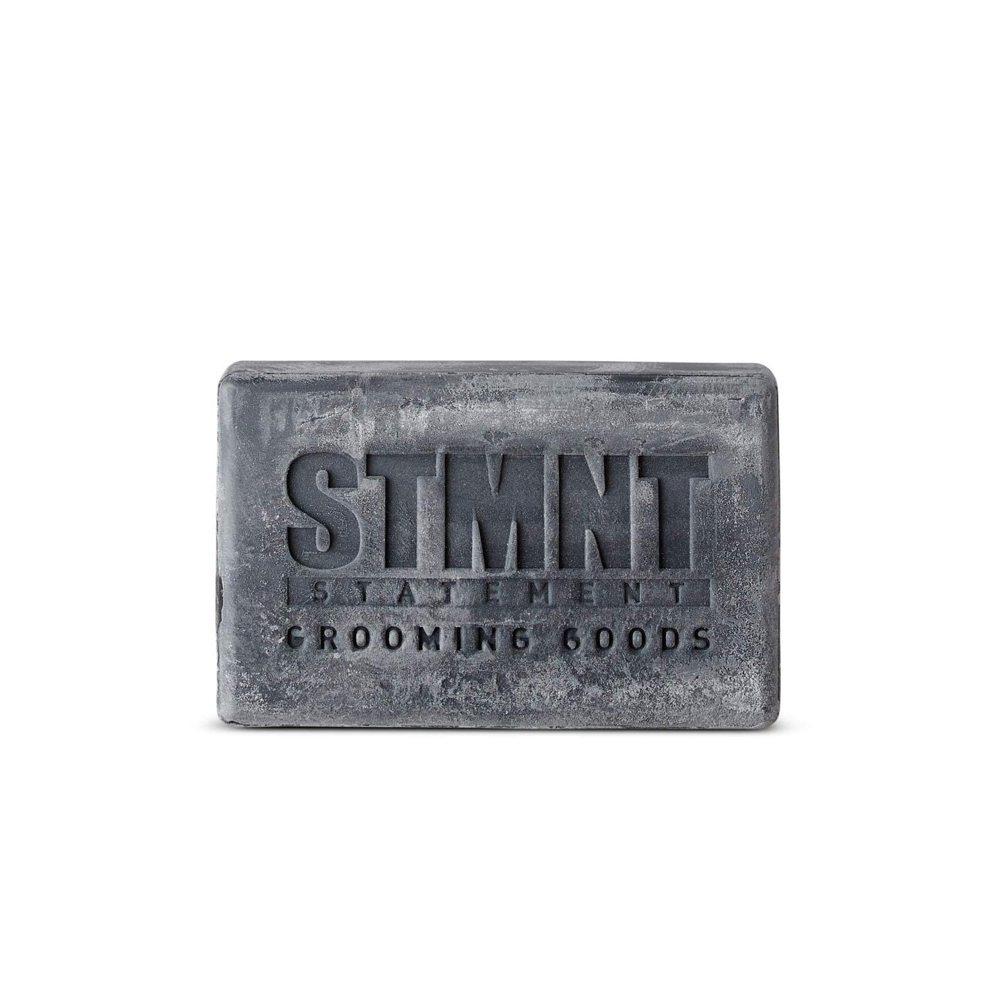 STMNT - Care - Hair and Body Cleansing Bar - 125 g — charcoal cleansing bar, front