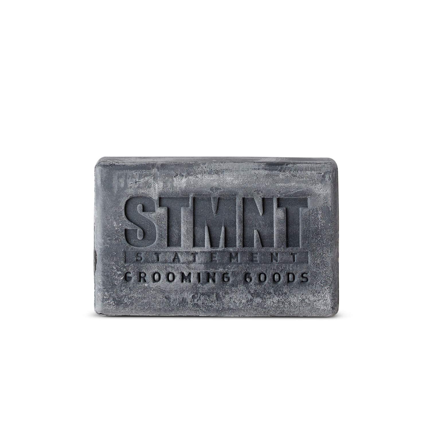 STMNT - Care - Hair and Body Cleansing Bar - 125 g — charcoal cleansing bar, front