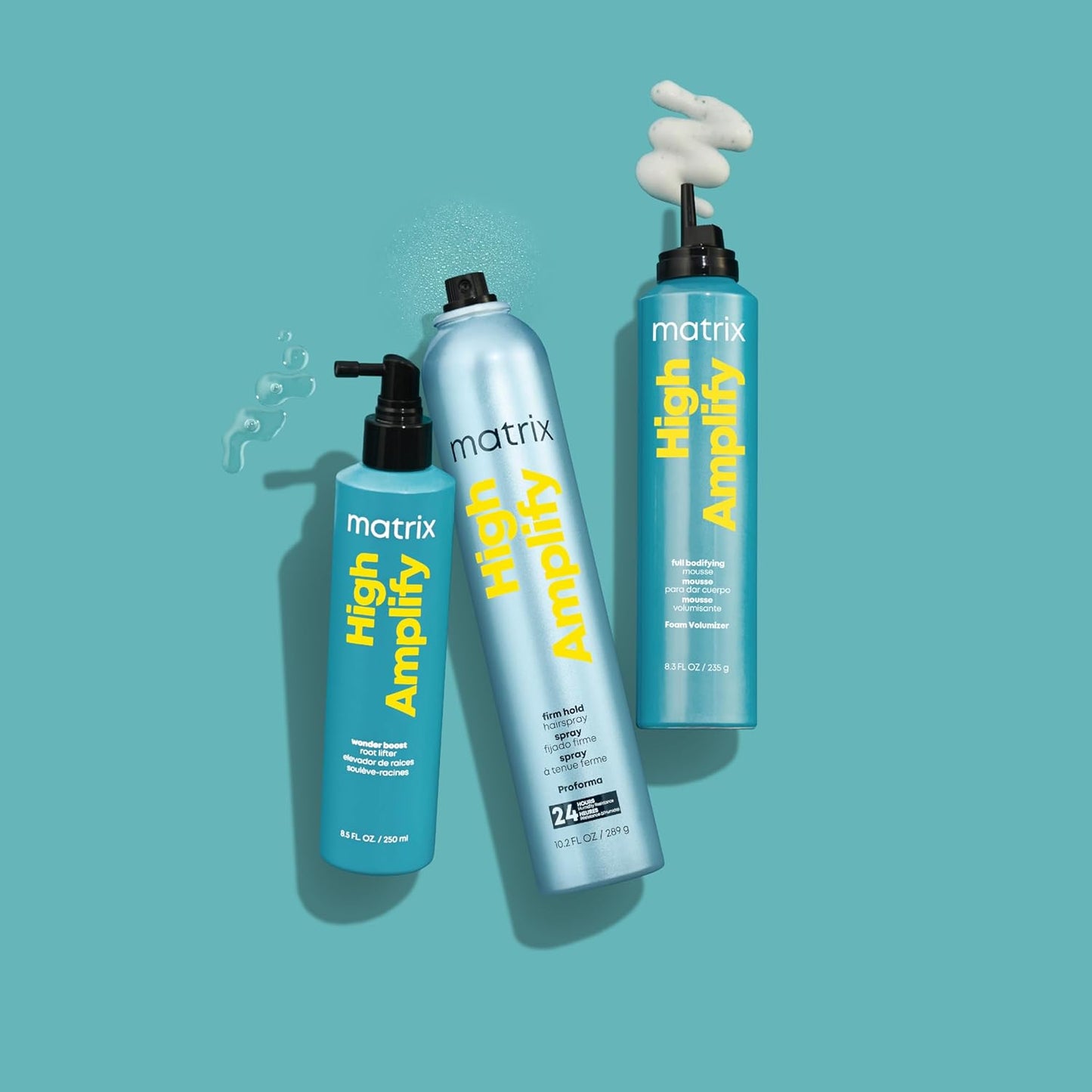 Matrix High Amplify Proforma Firm Hold Hairspray – 24-Hour Humidity Resistance & Volume Boost