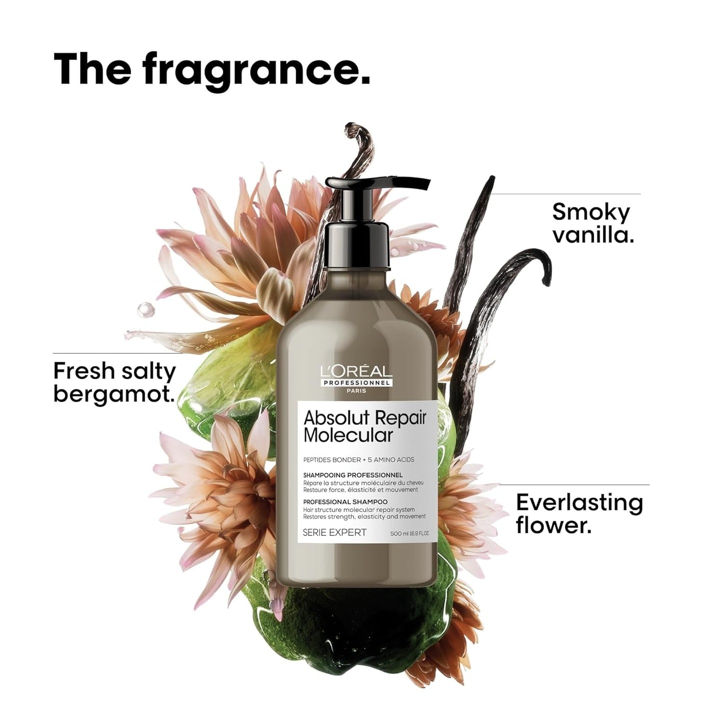 L’Oréal Professionnel Absolut Repair Molecular Shampoo – Strengthening Cleanser for Severely Damaged Hair