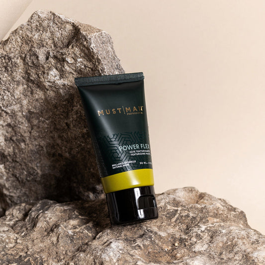 Must Man Professional Power Flex Texturizing Paste — 50 ml tube, angled secondary shot