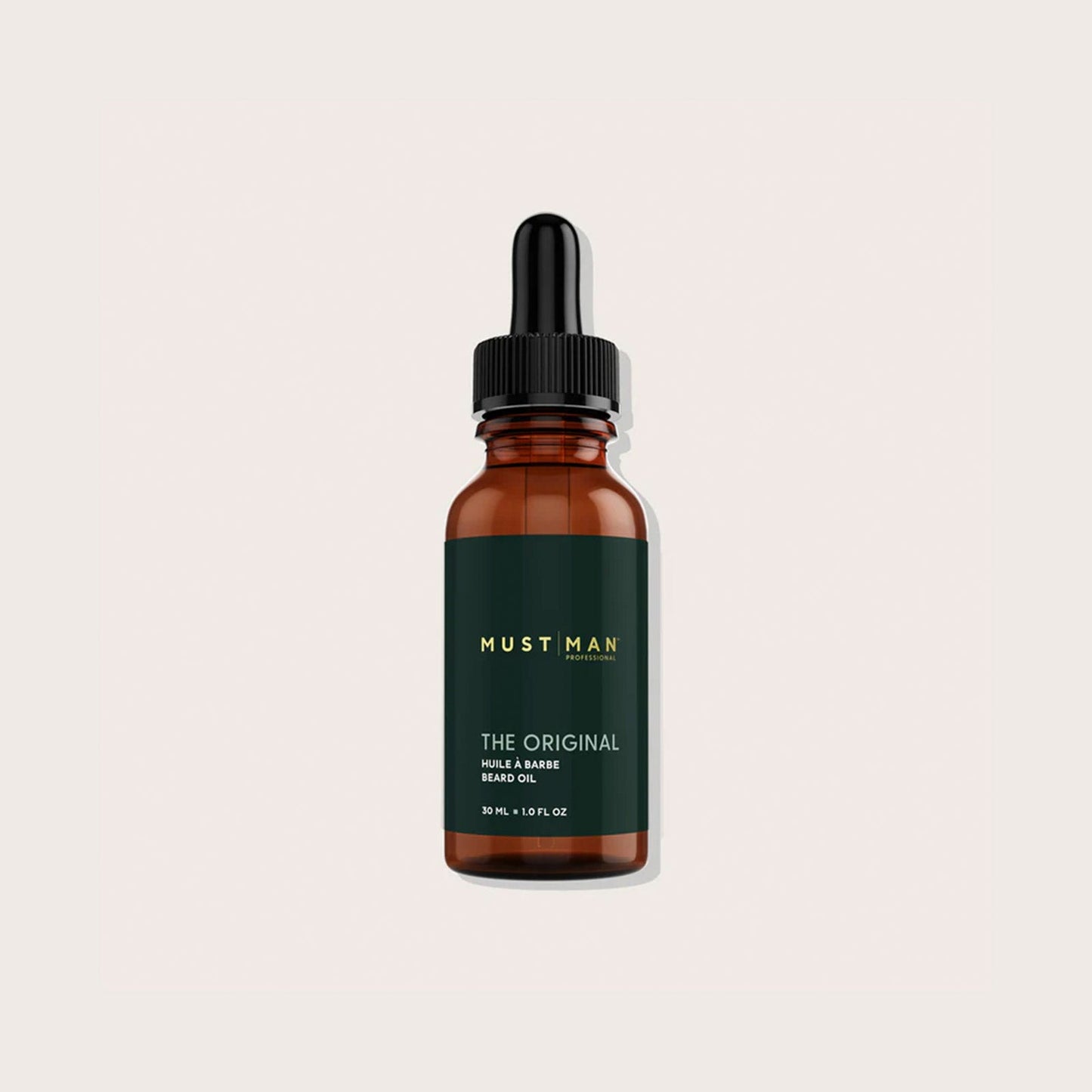 Must Man Professional The Original Beard Oil — 30 ml amber dropper bottle, front label, plain background