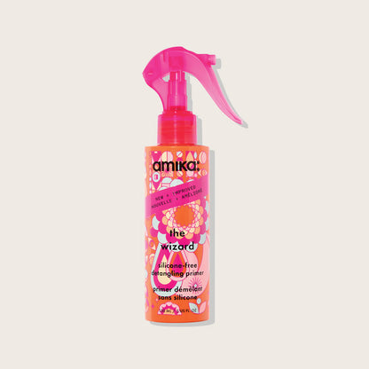 Amika The Wizard Silicone-Free Detangling Primer – Lightweight, Multi-Benefit Heat Protectant Spray | Amika | ProHair.ca