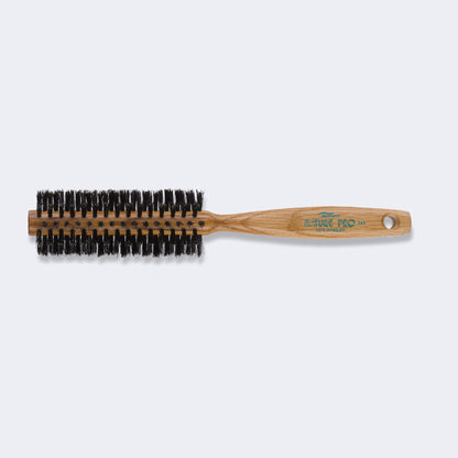 Dannyco Nature Pro Oakwood Round Brush – Natural Boar / Brosse ronde Dannyco Nature Pro en chêne – soies naturelles de sanglier