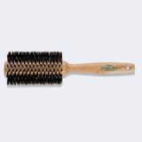 DANNYCO NATURE PRO CIRCULAR OAK WOOD BRUSH WITH BOAR BRISTLES, EXTRA-LARGE, SIXTEEN ROWS