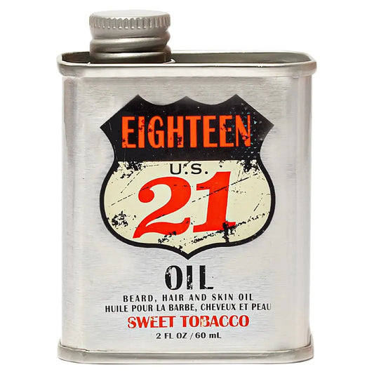 18.21 Man Made Beard, Hair & Skin Oil – Sweet Tobacco 2oz