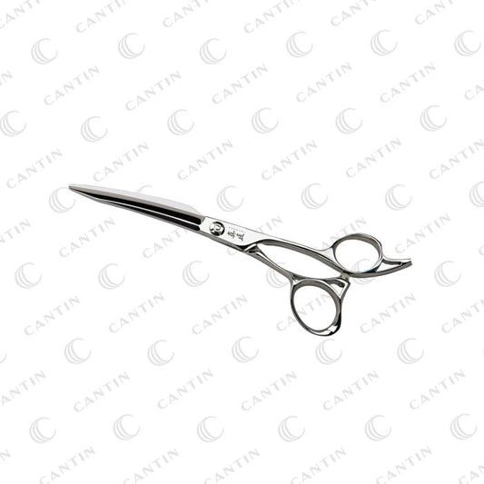 6.3" NIPPON MASSUGU SCISSORS — professional hairdressing shear, full side view on a plain white background