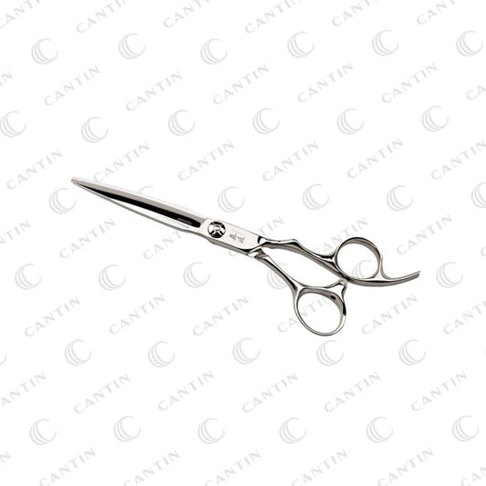 SCISSORS 6.3" TSURU MASSUGU — professional hairdressing shear, full side view on a plain white background