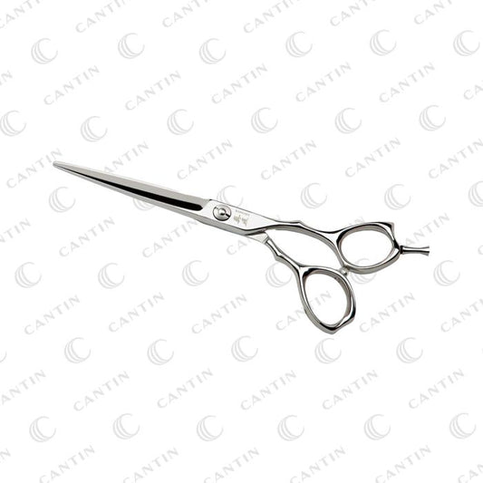 SCISSORS 5.5" WAVE MASSUGU — professional hairdressing shear, full side view on a plain white background