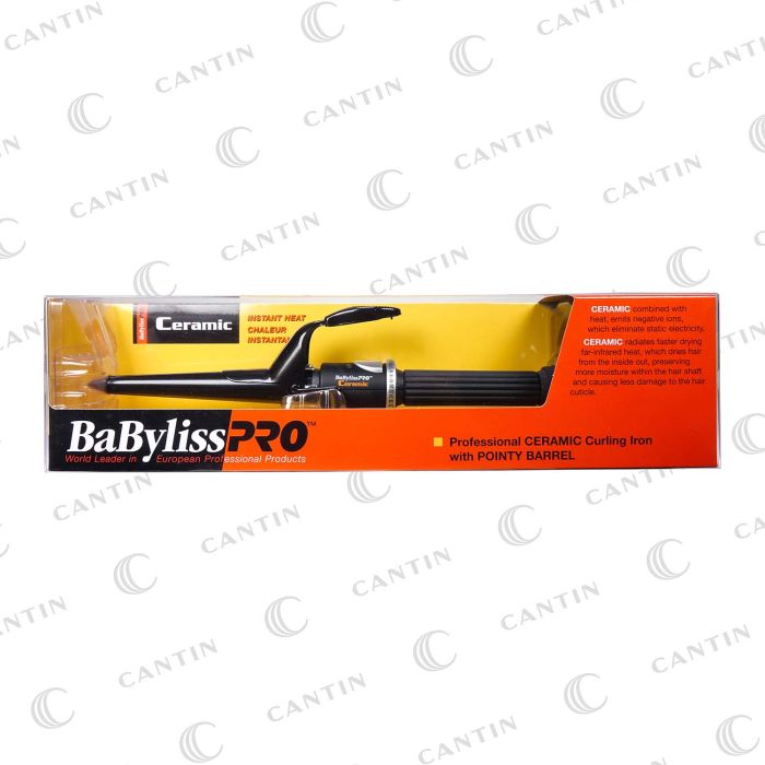 "CERAMIC CURLING IRON BLACK 1"" #BABC100TBC "