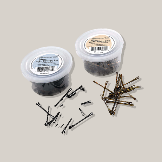 (100/bte) Mini "Bobby Pins" brunes#MINI-BOB