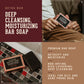 18.21 Man Made Detox Bar — deep cleansing bar soap benefits infographic