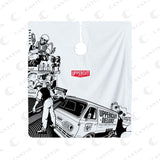 BARBER CAPE - COLLAGE UPPERCUT DELUXE