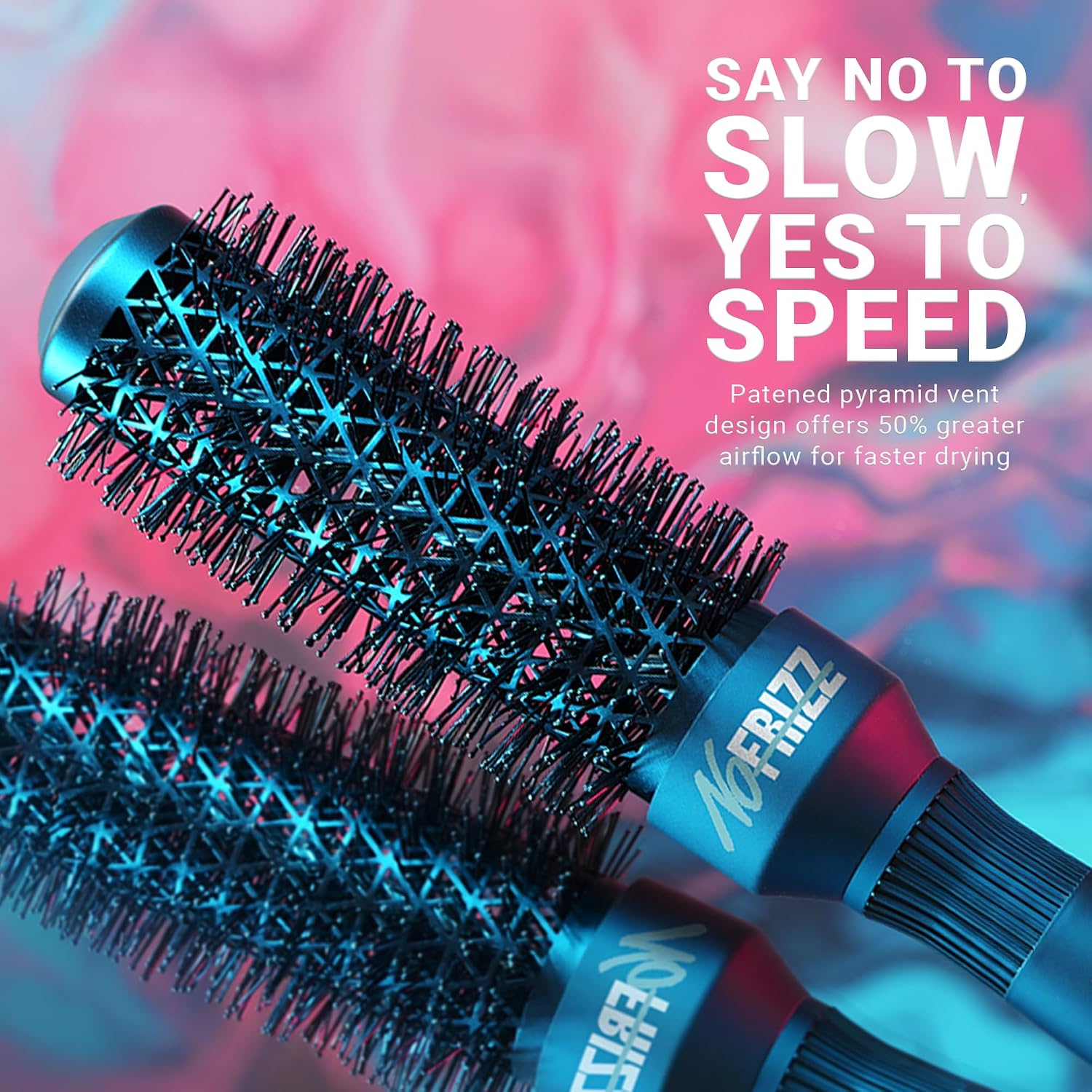StyleCraft NoFRIZZ Round Brush – 32mm