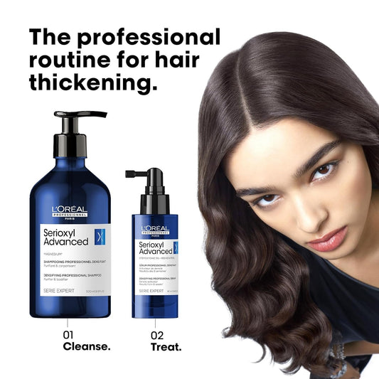 L'Oréal Serioxyl Advanced Full Densifying Duo – Thickening Shampoo + Denser Hair Serum