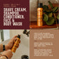 18.21 Man Made Carry-On 4-in-1 Travel Foam — 4-in-1 shave cream, shampoo, conditioner and wash features