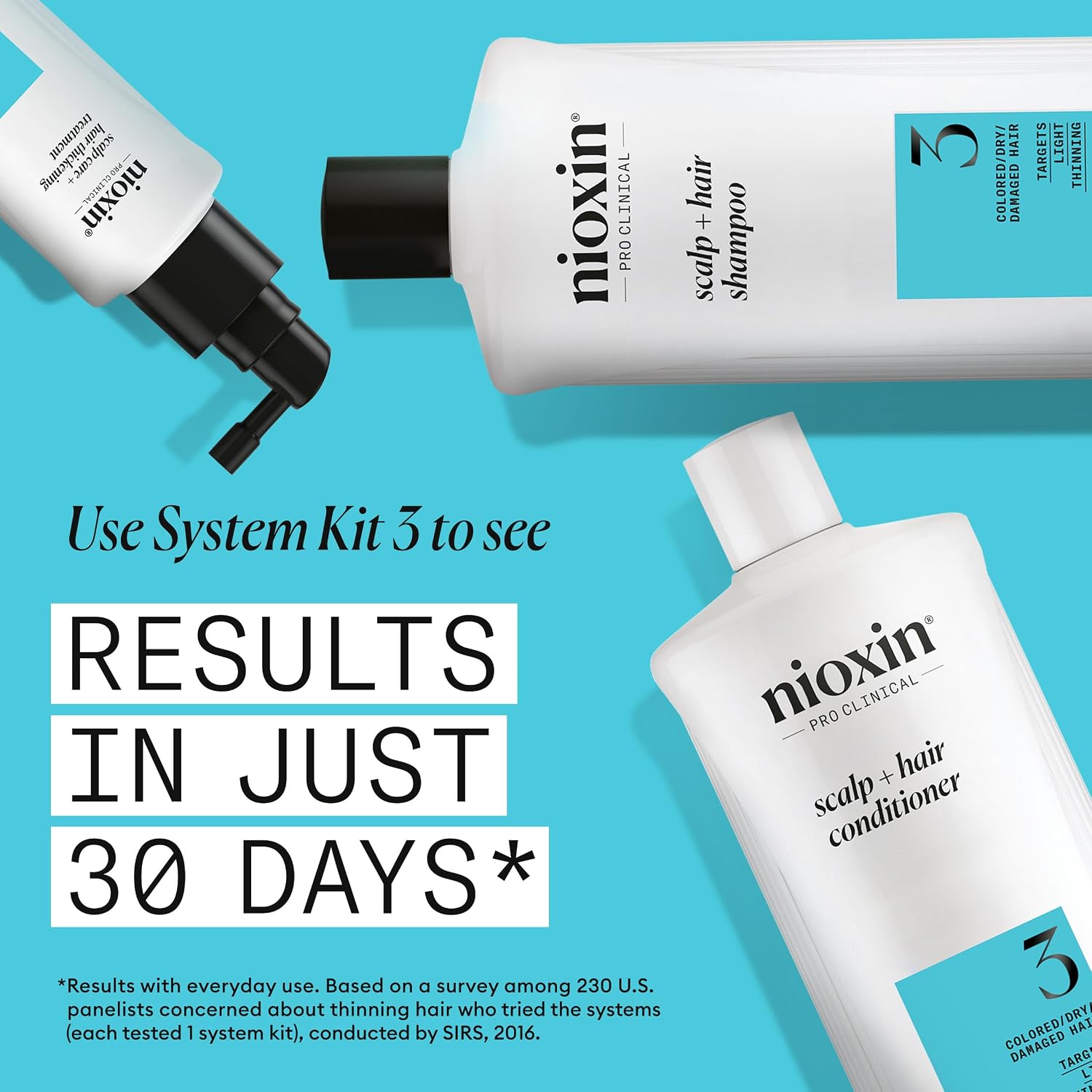 Nioxin System 3 Cleanser Shampoo