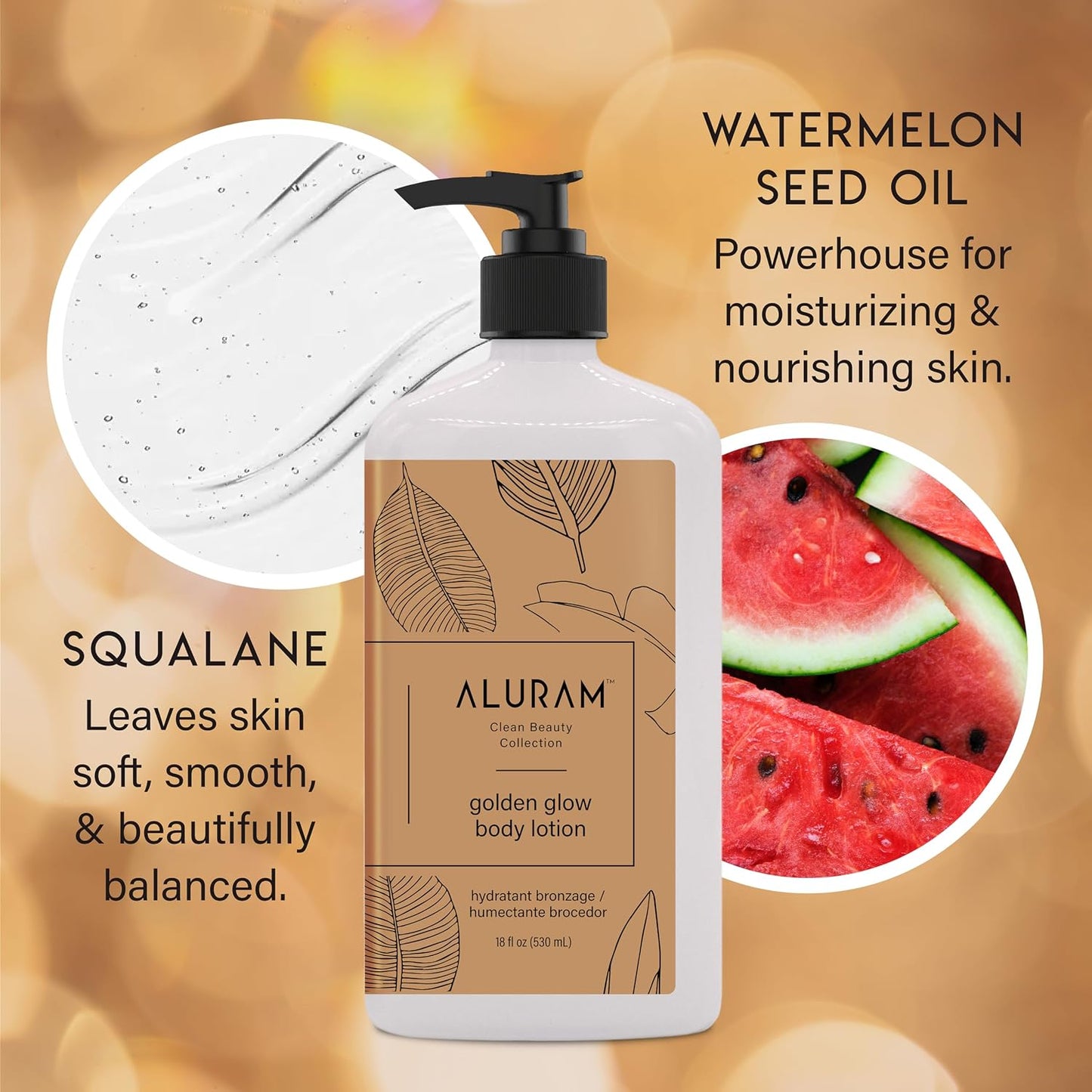 Aluram Golden Glow Body Lotion