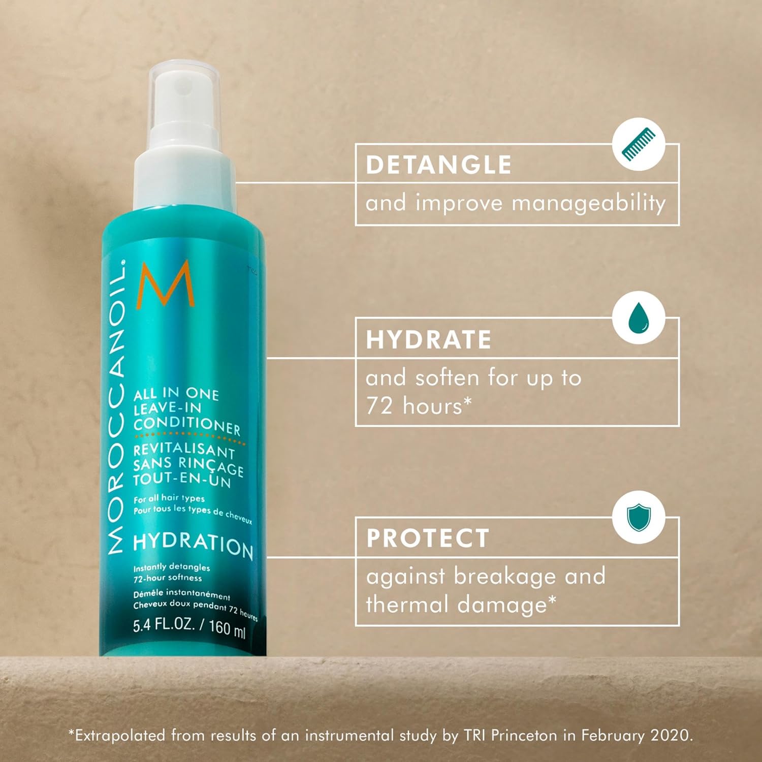 Leave in conditioning spray for curly hair