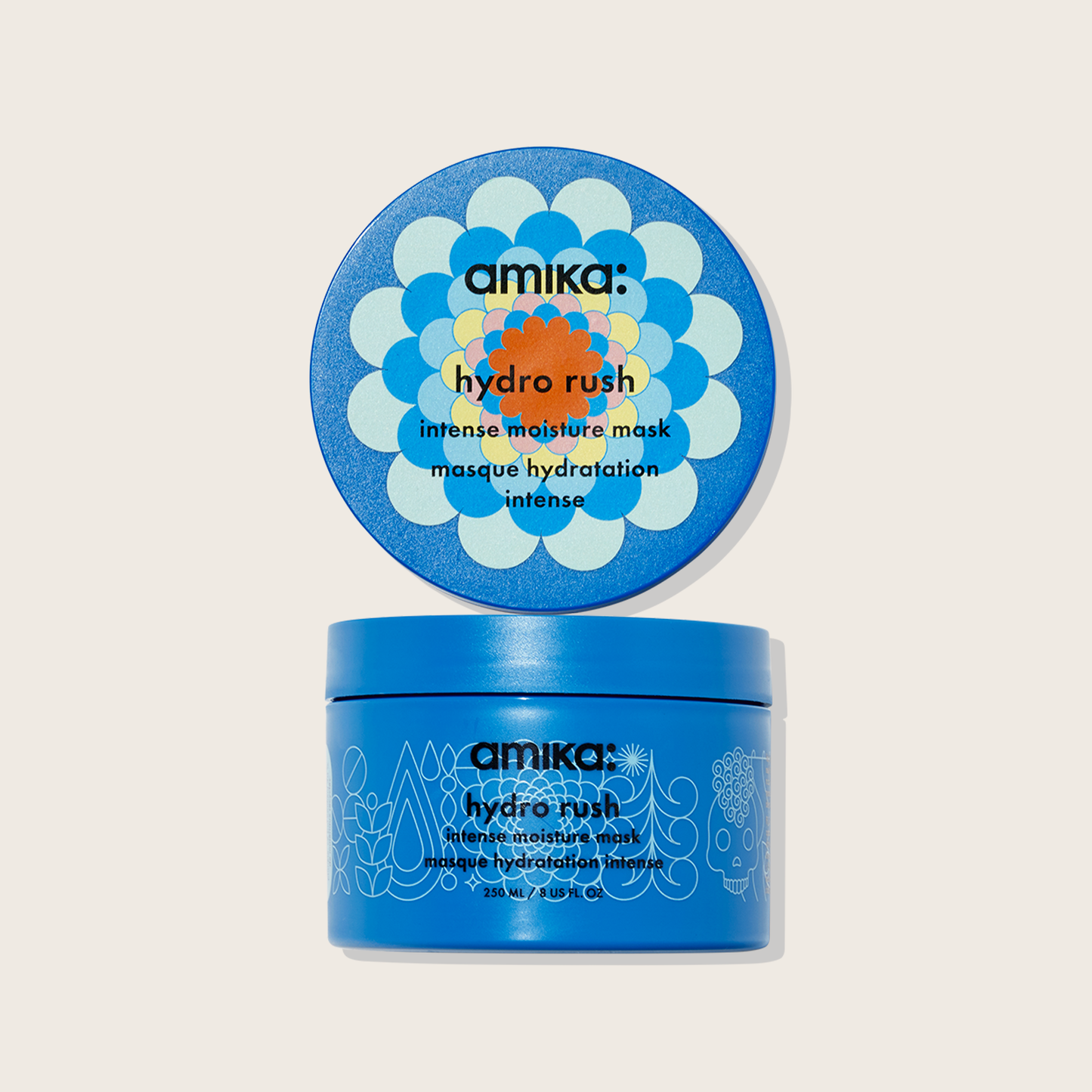 Amika Hydro Rush – Intense Moisture Hair Mask with Hyaluronic Acid 250 ml