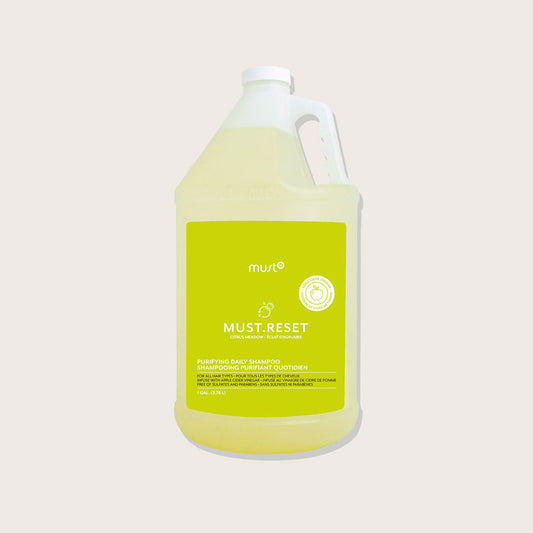 Must52 Must.Reset Purifying Shampoo Gallon – Apple Cider Vinegar, 3.78 L