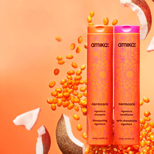 Amika Normcore Signature Shampooing – Nettoyage Doux aux Antioxydants pour Tous Types de Cheveux