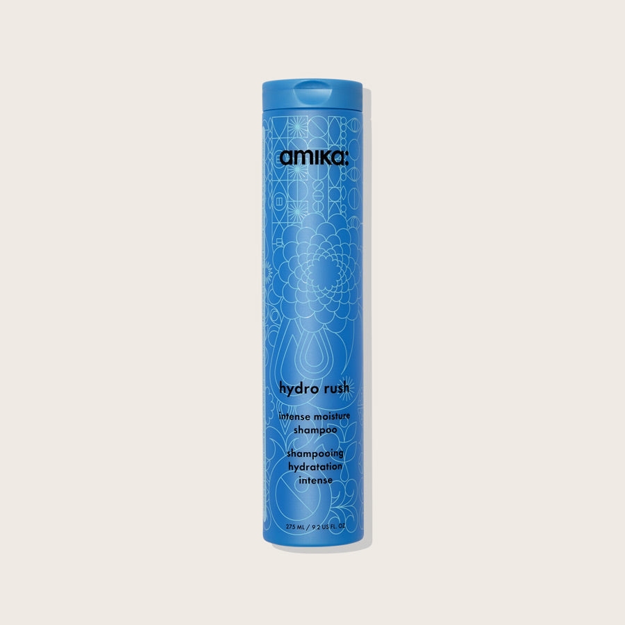 Amika Hydro Rush Intense Moisture Shampoo – Long-Lasting Hydration – 275ml