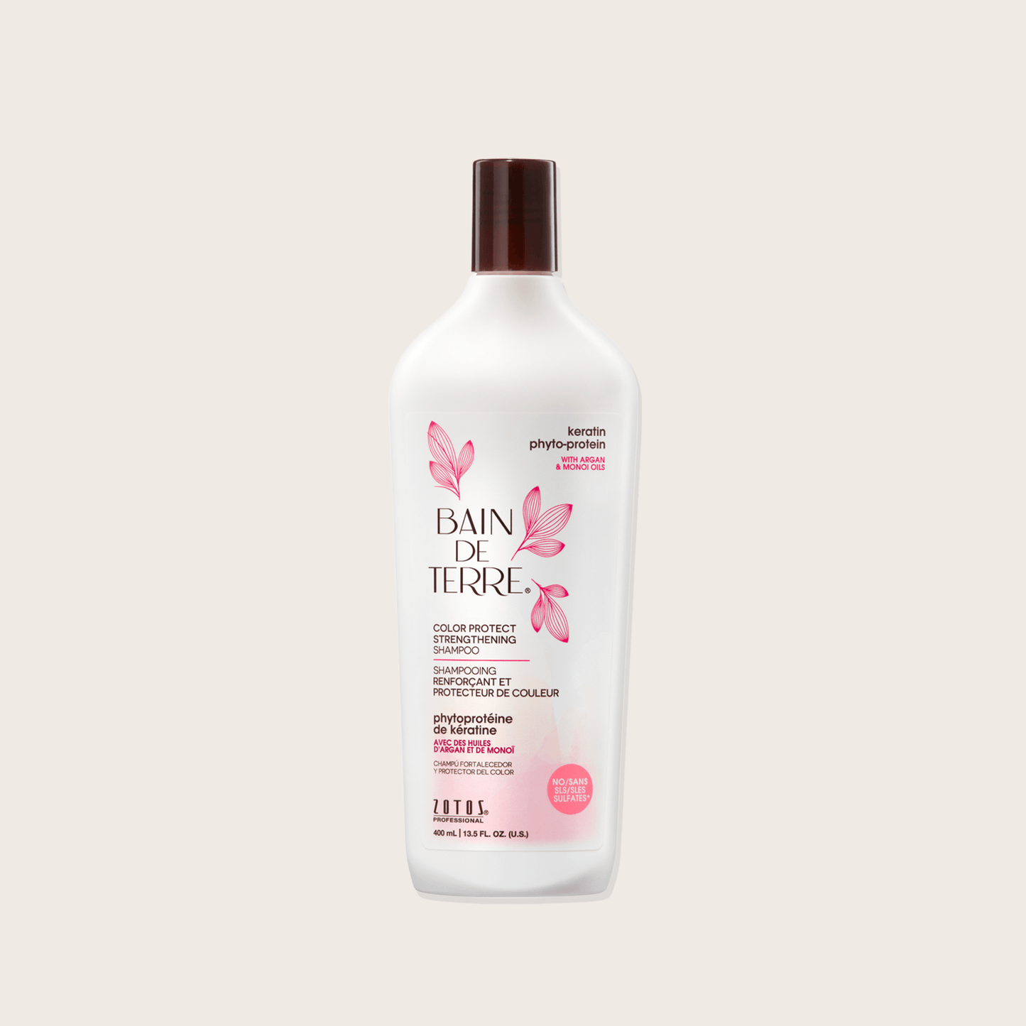 Bain de Terre Keratin Phyto-Protein – Shampooing fortifiant et protecteur de couleur