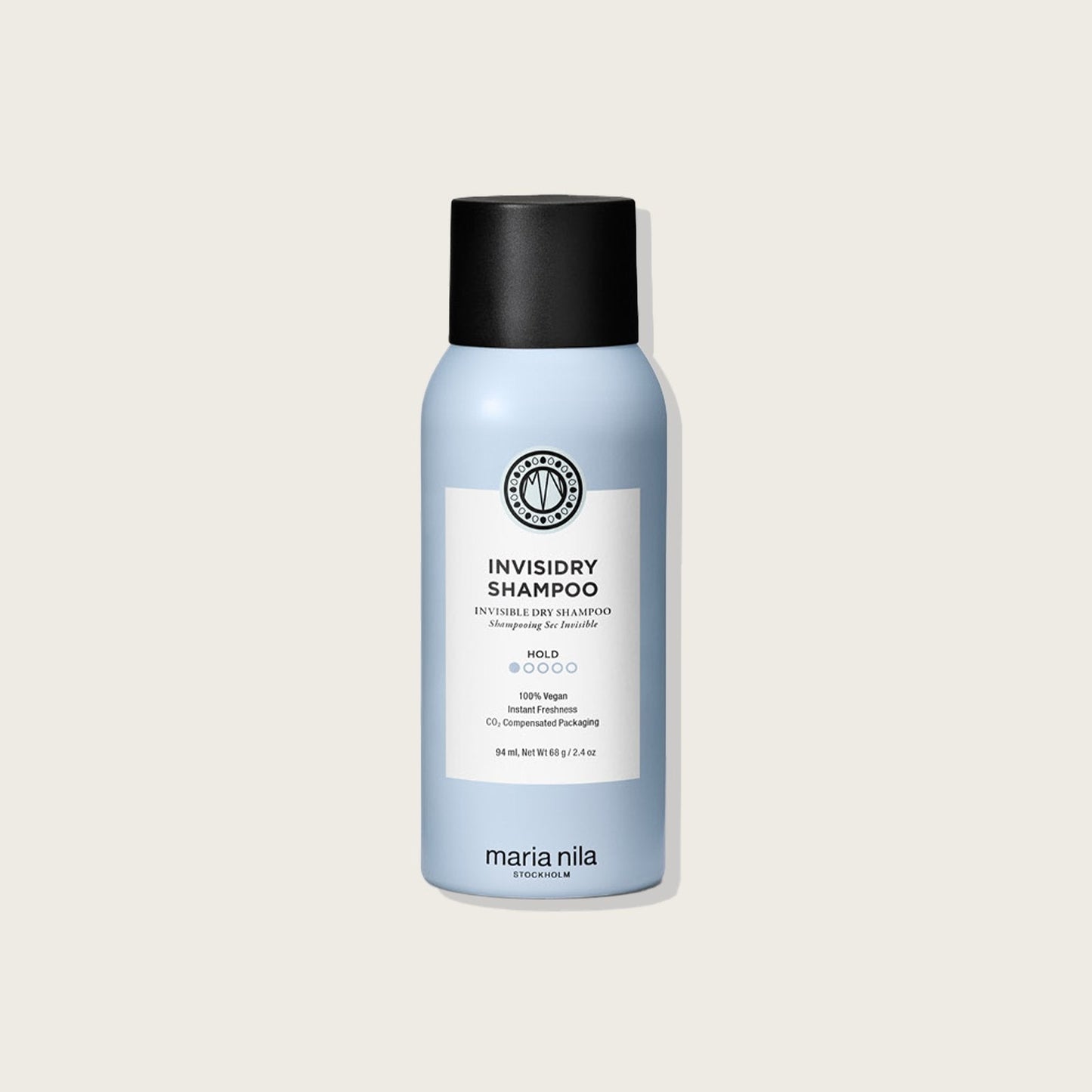 Maria Nila Invisidry Dry Shampoo - Refresh & Cleanse Instantly, No Residue — 100ml bottle, front label, plain background