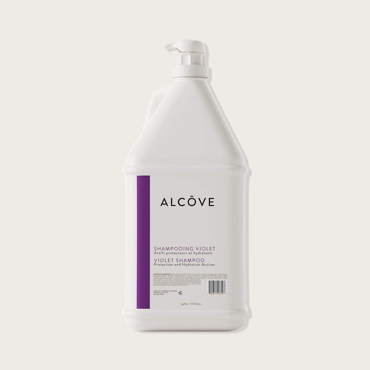 Alcove Violet Shampoo – Brass Control for Blonde & Grey Hair – 3.8 L – SKU 85227593