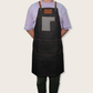 Must Man Professional Denim Barber Apron – Cross-Back Straps, Multi-Pocket
