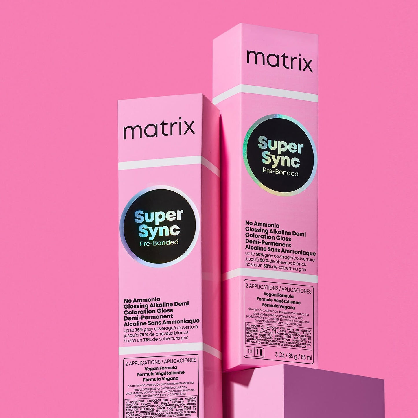 Matrix Super Sync Demi-Permanent Hair Color – Alkaline Demi With Grey Coverage