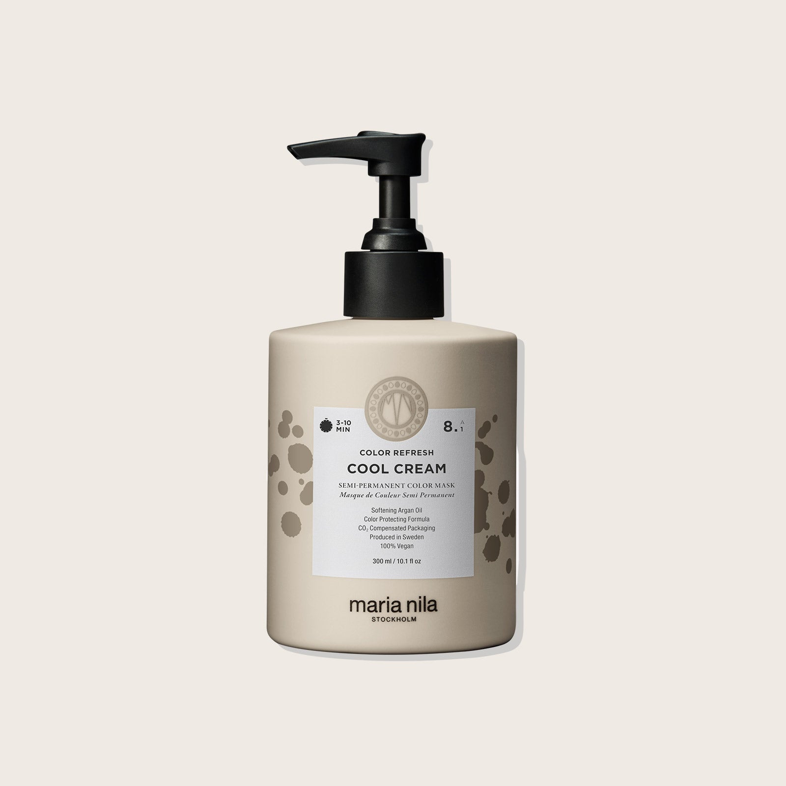 Maria Nila Colour Refresh — Cool Cream 8.1, 300 ml bottle, front label