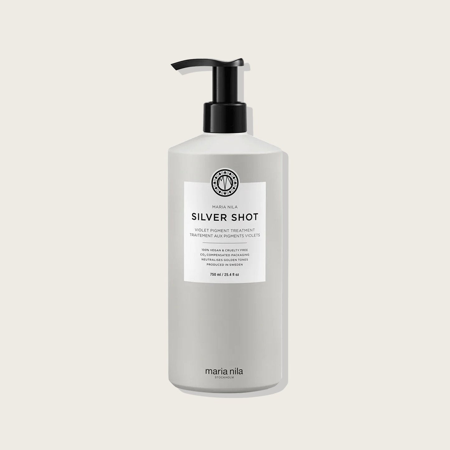 Maria Nila Silver Shot — 750ml bottle, front label, plain background