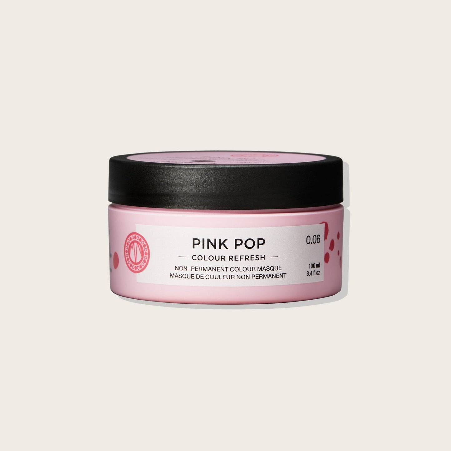 Maria Nila Colour Refresh — Pink Pop 0.06, 100 ml jar, front label