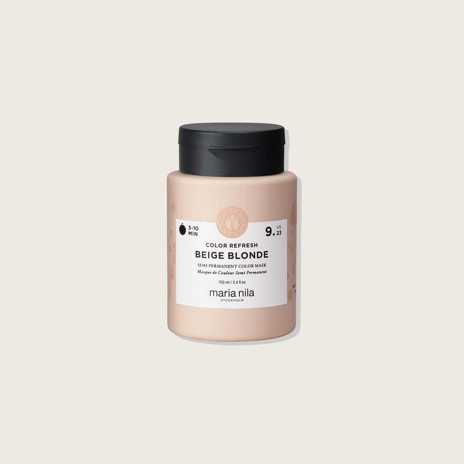 Maria Nila Colour Refresh — Beige Blonde 9.23, 100 ml bottle, front label