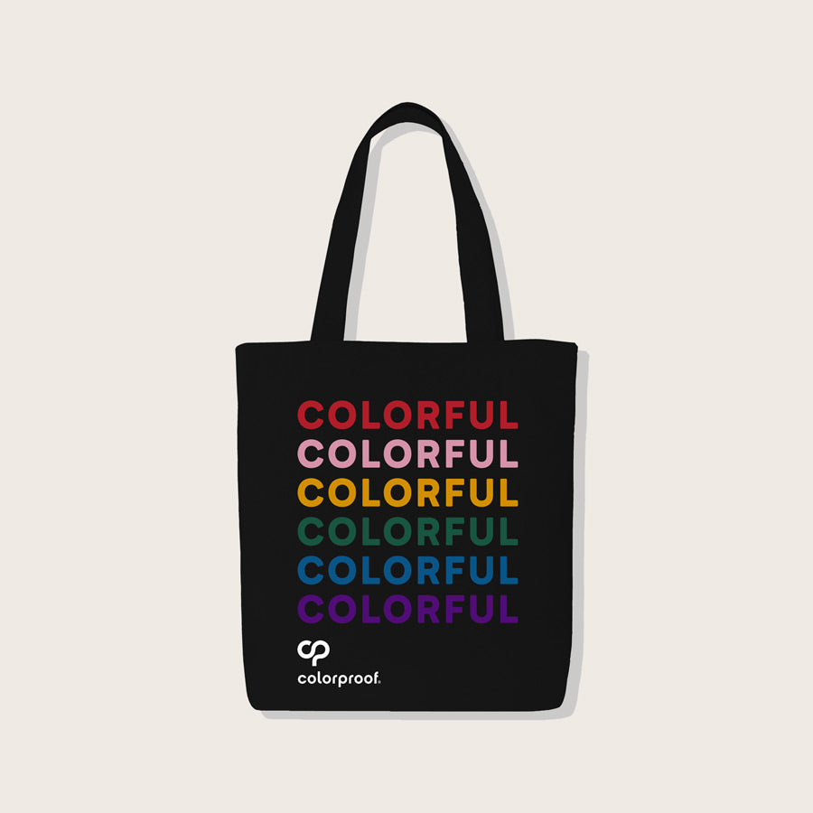 Colorful tote bag