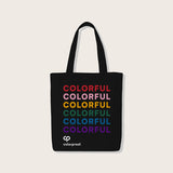 Colorful tote bag