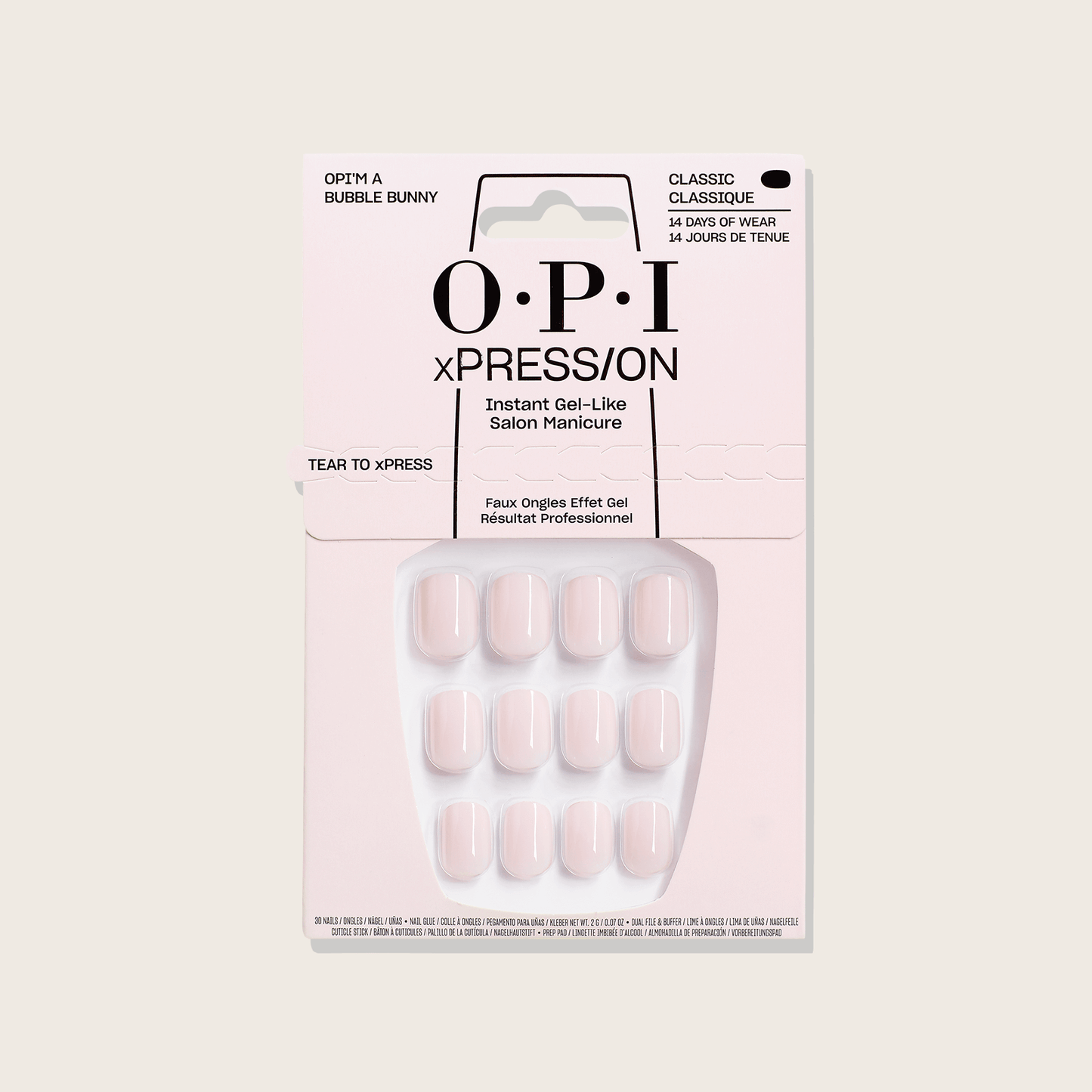 OPI - xPRESS/ON OPI m a Bubble Bunny AN062S