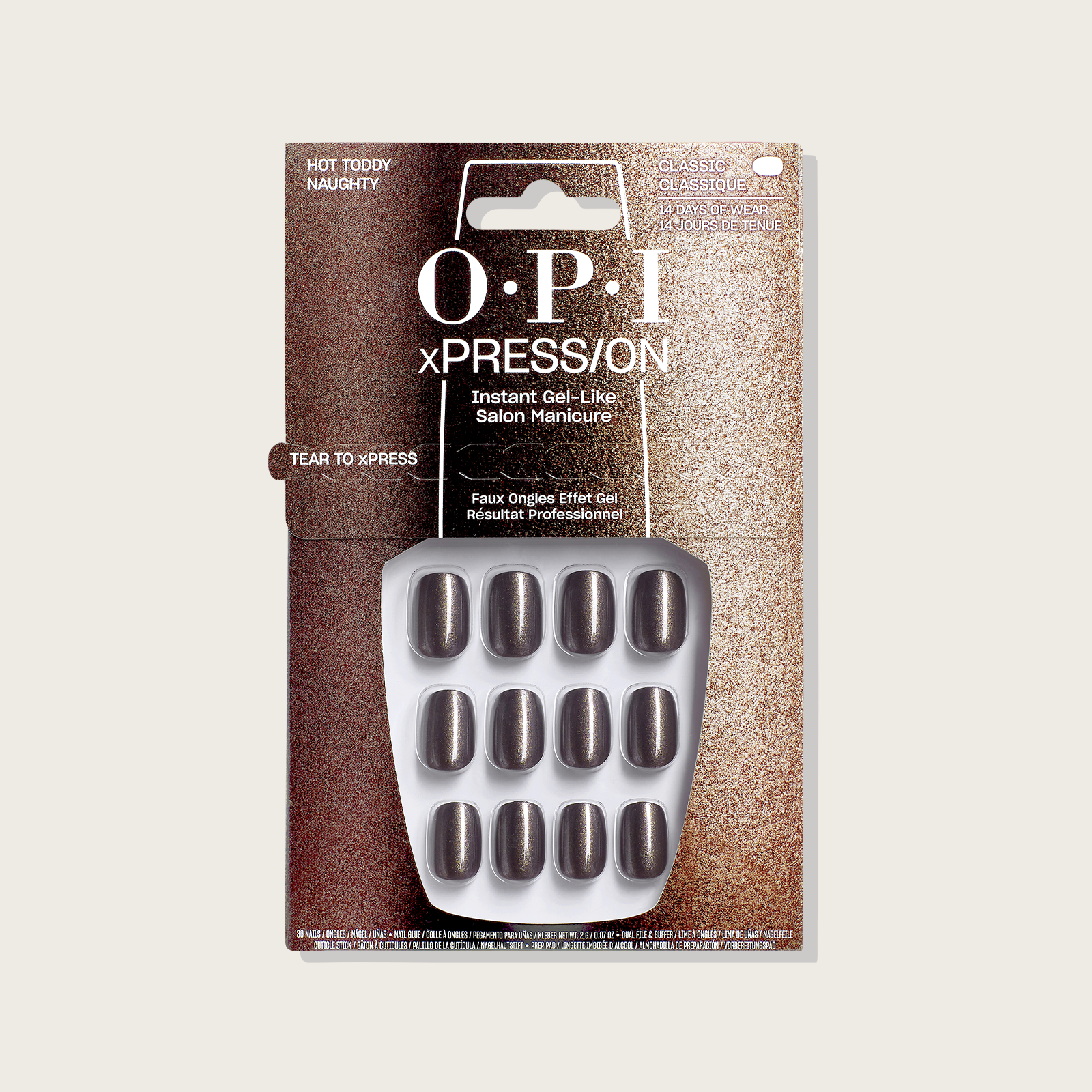 OPI xPRESS/ON | Hot Toddy Naughty | ANHRQ03S | OPI | ProHair.ca
