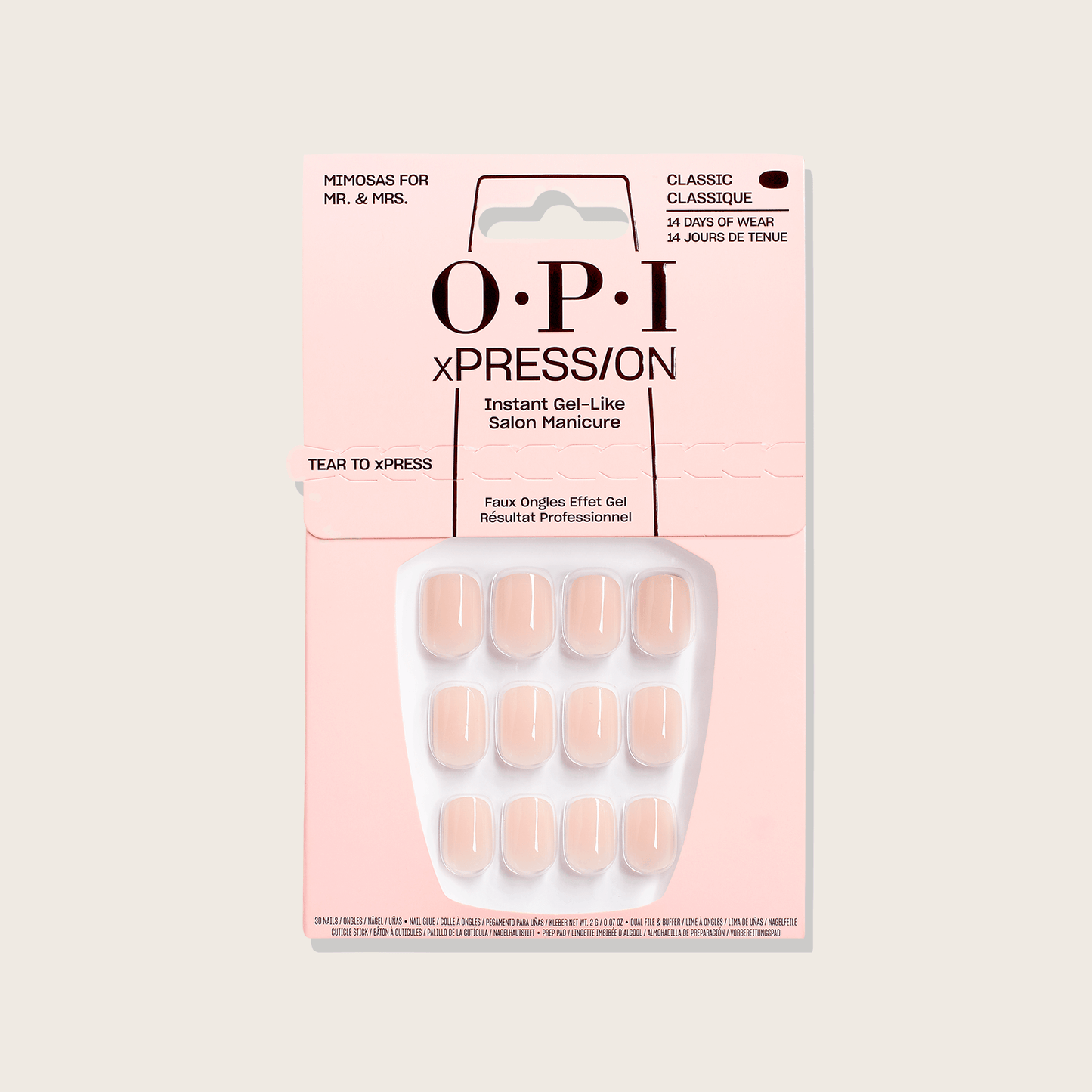 OPI - xPRESS/ON Mimosas for Mr and Mrs ANR41S