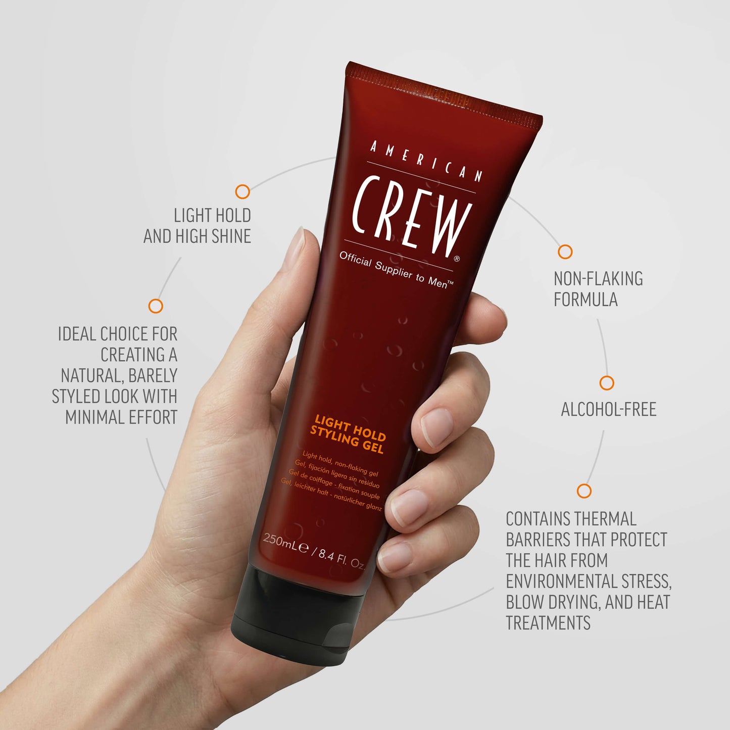 American Crew Light Hold Styling Gel key benefits