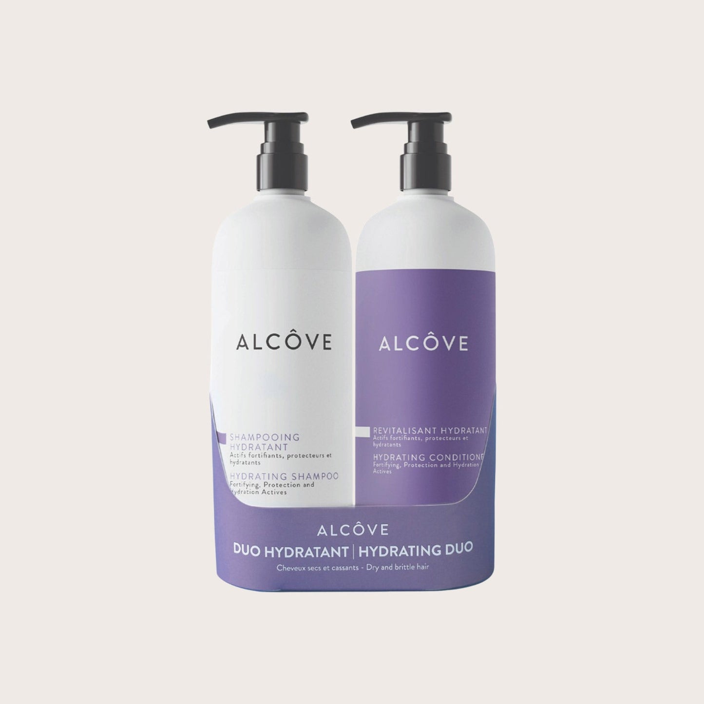Alcove Hydrating Duo – Moisture Care for Dry, Frizzy Hair – 1.9 L total – SKU AL2502136