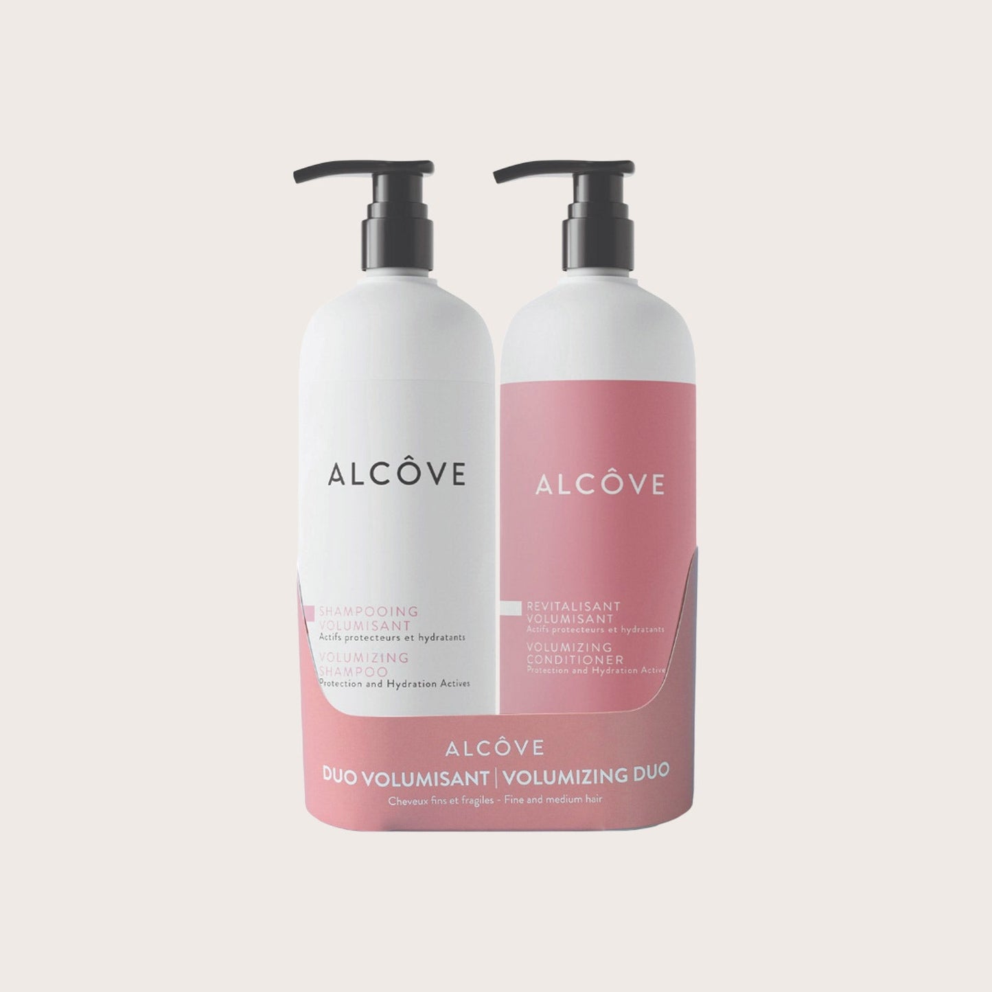 Alcove Volumizing Duo – Lightweight Fullness for Fine Hair – 1.9 L total – SKU AL2502137