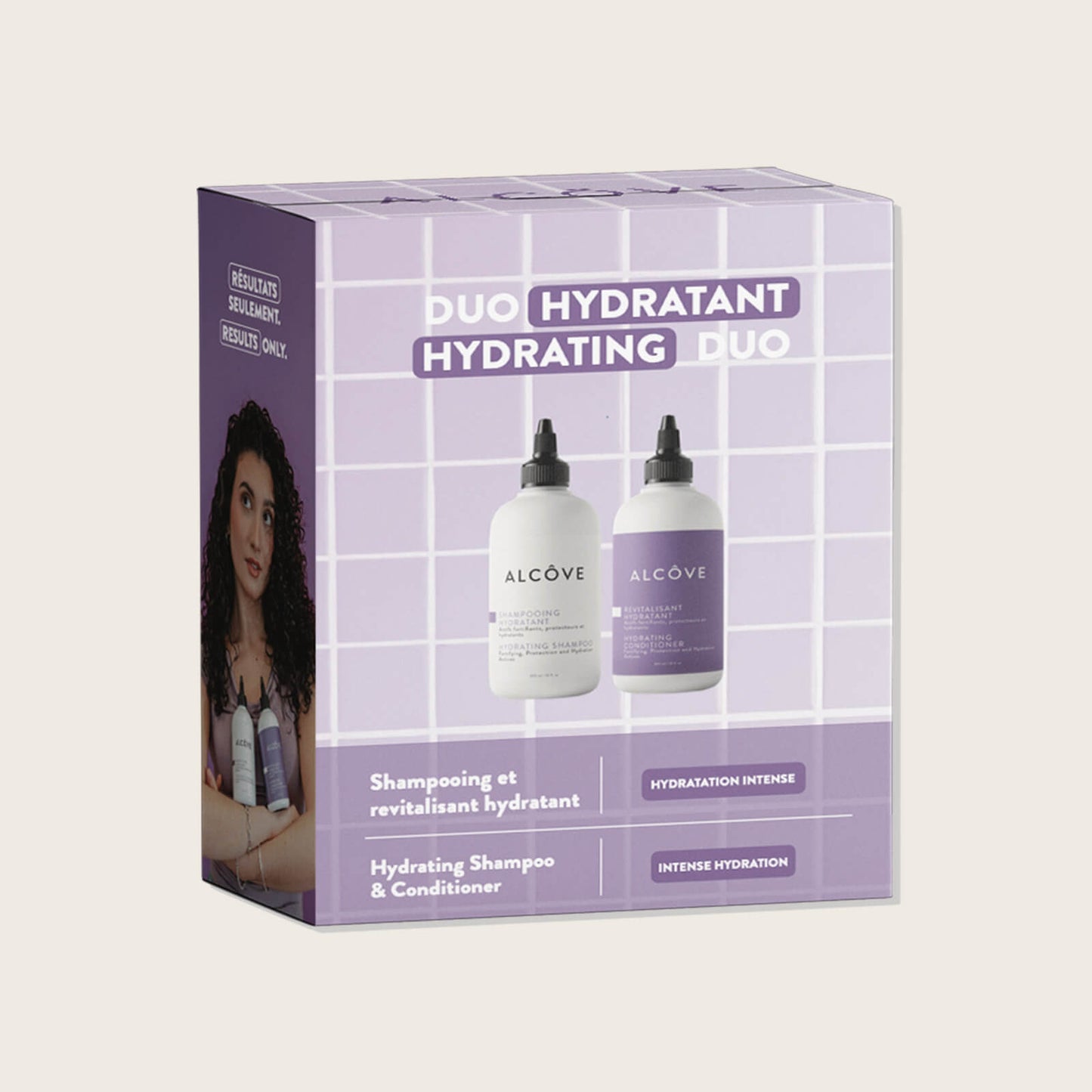 Alcove Hydrating Duo – Moisture Care for Dry, Frizzy Hair – 600 ml total – SKU AL2603146