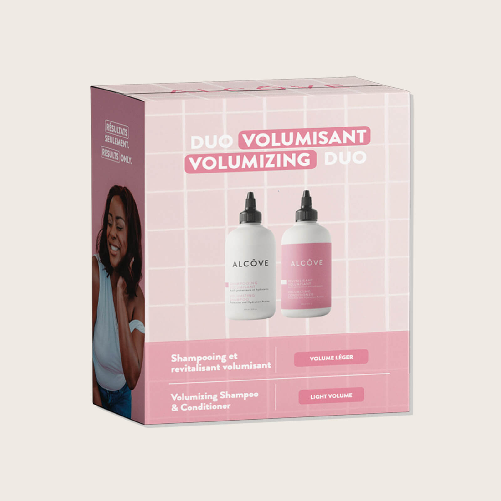 Alcove Volumizing Duo – Lightweight Fullness for Fine Hair – 600 ml total – SKU AL2603147