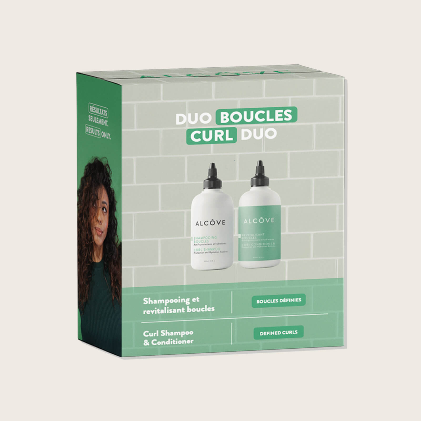 Alcove Curl Duo – Cleansing & Conditioning for Defined Curls – 600 ml total – SKU AL2603149