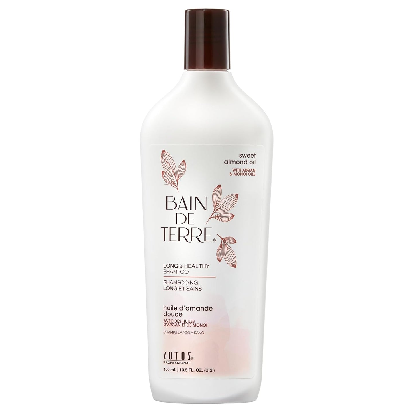 Bain de Terre Long and Healthy Shampoo — current-livery front packshot, plain white background